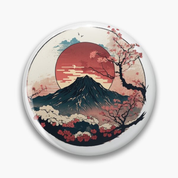Item preview,  "Harmony in Sakura: Captivating Japanese Landscapes on Redbubble" designed and sold by DesignHeaven24.