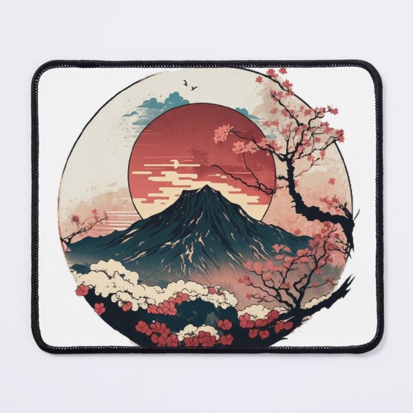 Item preview,  "Harmony in Sakura: Captivating Japanese Landscapes on Redbubble" designed and sold by DesignHeaven24.