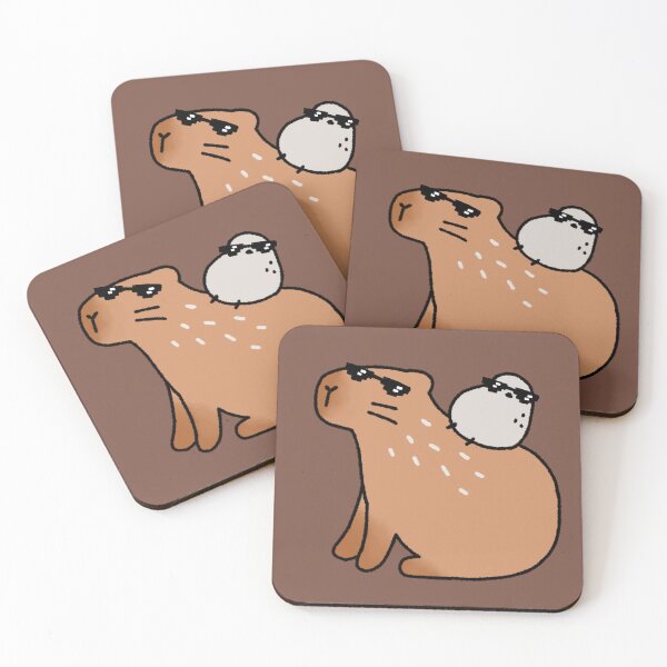 Item preview, cool disco capybara! designed and sold by Sophieeeeehu.