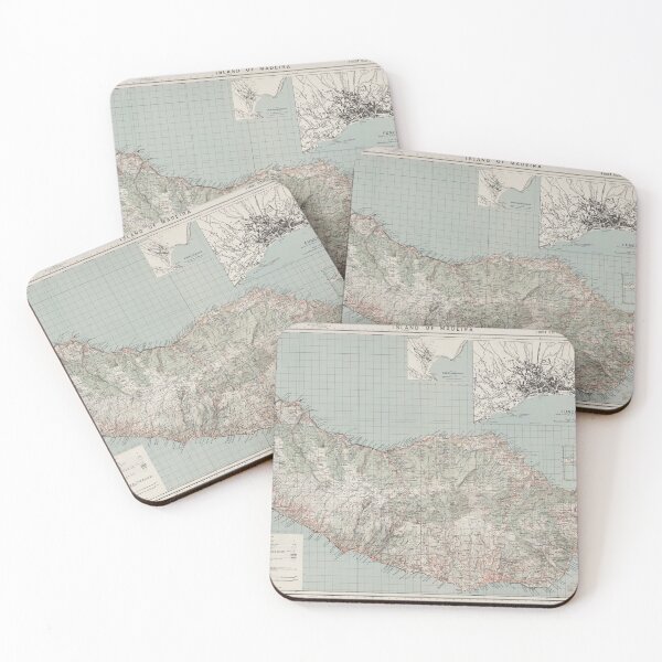 Item preview, Vintage Madeira Island Map (1904) designed and sold by BravuraMedia.