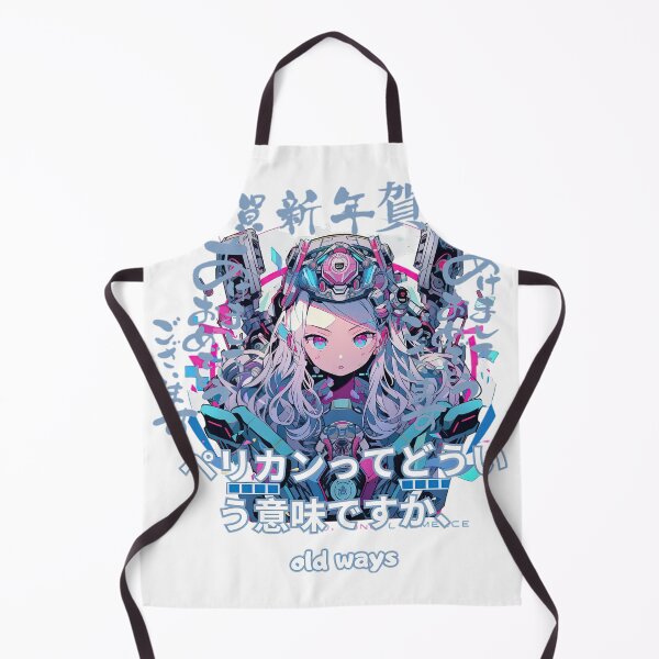 Item preview, blue cyberpunk anime girl designed and sold by karpuz-design.