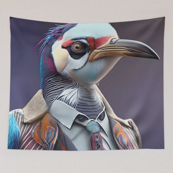Item preview, Eagle in coat and tie: Unleashing the Fashionable Side of Animals t shirt designed and sold by artmanikin.