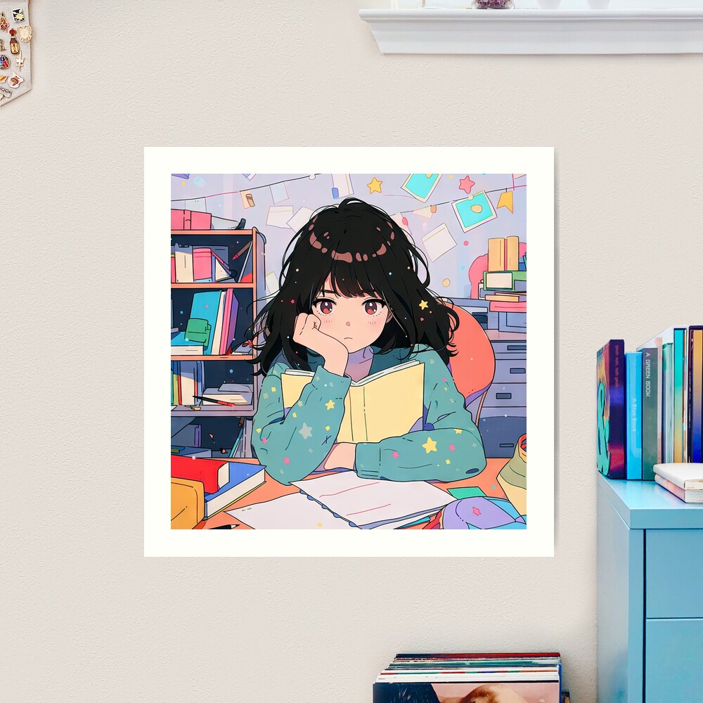 Anime girl studying | Anime, Anime girl, Anime wallpaper