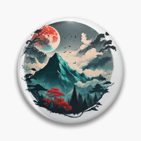 Item preview,  "Harmony in Sakura: Captivating Japanese Landscapes on Redbubble" designed and sold by DesignHeaven24.