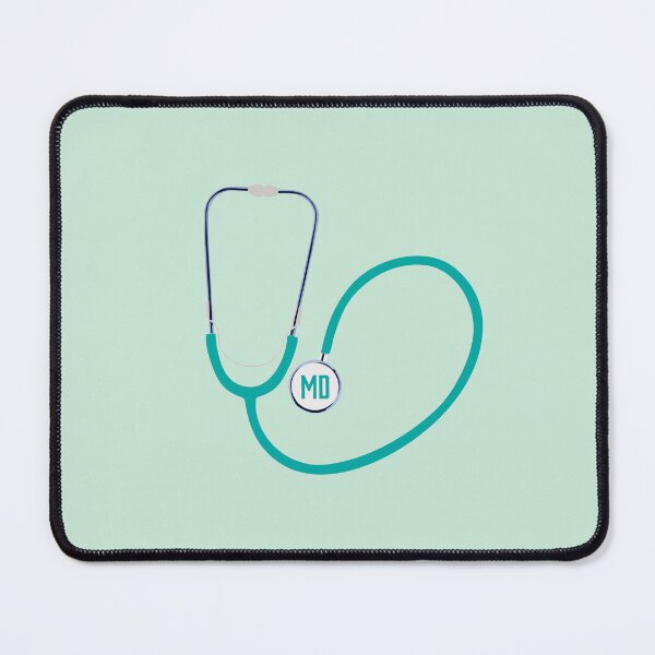 Item preview, Medical Doctor (MD) stethoscope - Turquoise  designed and sold by Lexi Ostrager.