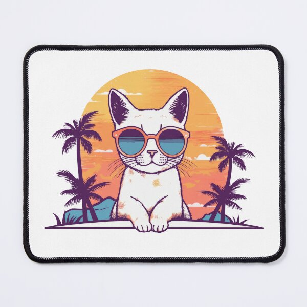 Item preview, Vintage cat sunglasses sunset designed and sold by ddartonline.