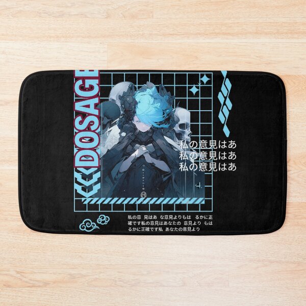 Item preview, dosage future blue skull anime girl  designed and sold by karpuz-design.