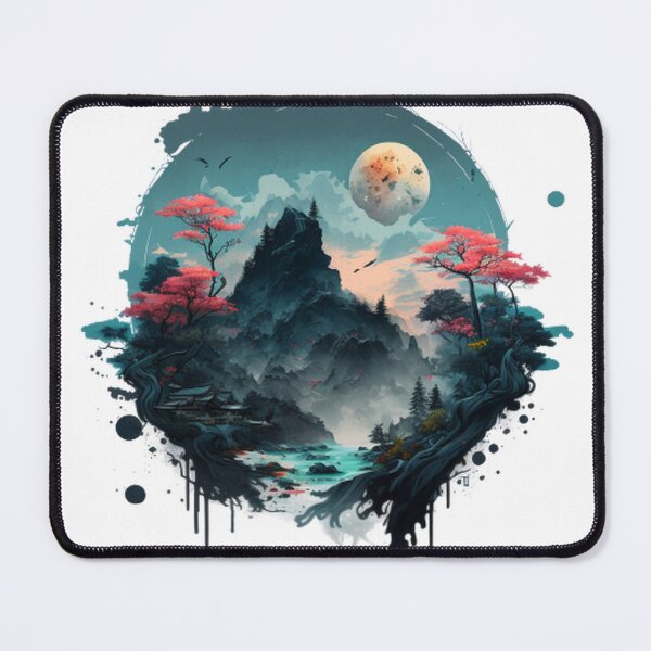 Item preview, "Harmony in Sakura: Captivating Japanese Landscapes on Redbubble" designed and sold by DesignHeaven24.
