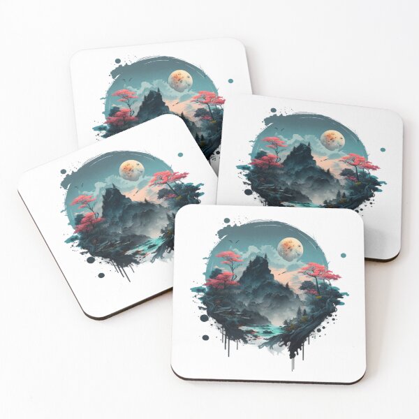 Item preview,   "Harmony in Sakura: Captivating Japanese Landscapes on Redbubble" designed and sold by DesignHeaven24.