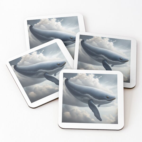 Item preview, A cloud shaped like the back of a whale on an overcast day designed and sold by ac-virtualshop.