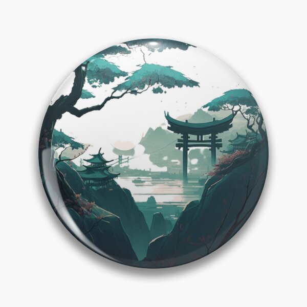 Item preview,   "Harmony in Sakura: Captivating Japanese Landscapes on Redbubble" designed and sold by DesignHeaven24.