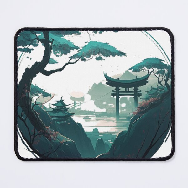Item preview, "Harmony in Sakura: Captivating Japanese Landscapes on Redbubble" designed and sold by DesignHeaven24.