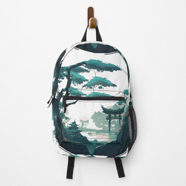 Item preview, "Harmony in Sakura: Captivating Japanese Landscapes on Redbubble" designed and sold by DesignHeaven24.
