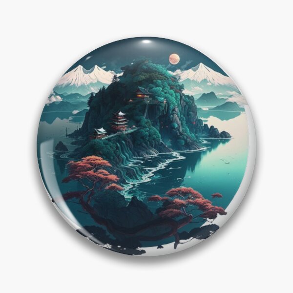 Item preview,   "Harmony in Sakura: Captivating Japanese Landscapes on Redbubble" designed and sold by DesignHeaven24.