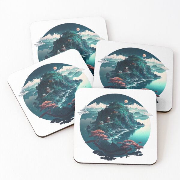 Item preview,   "Harmony in Sakura: Captivating Japanese Landscapes on Redbubble" designed and sold by DesignHeaven24.