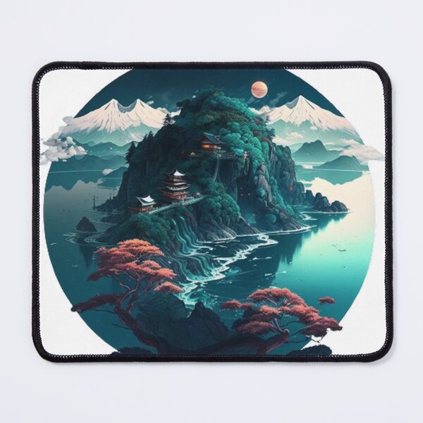 Item preview, "Harmony in Sakura: Captivating Japanese Landscapes on Redbubble" designed and sold by DesignHeaven24.