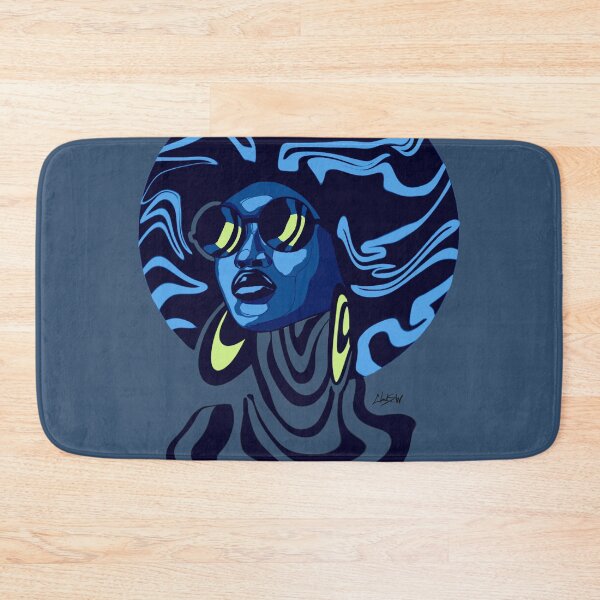 Item preview, Unbothered Afro Blues designed and sold by ChelArts.