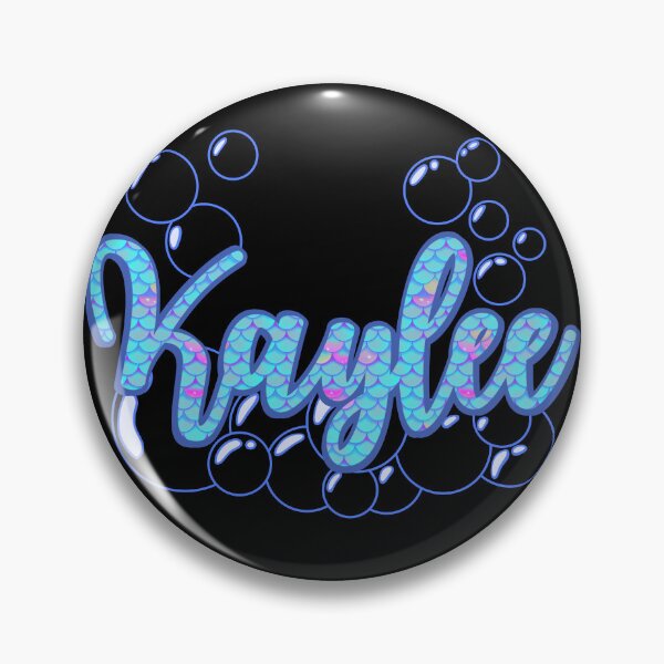 Item preview, Kaylee Mermaid Themed Custom Name with Bubbles designed and sold by AloraDawnEve.