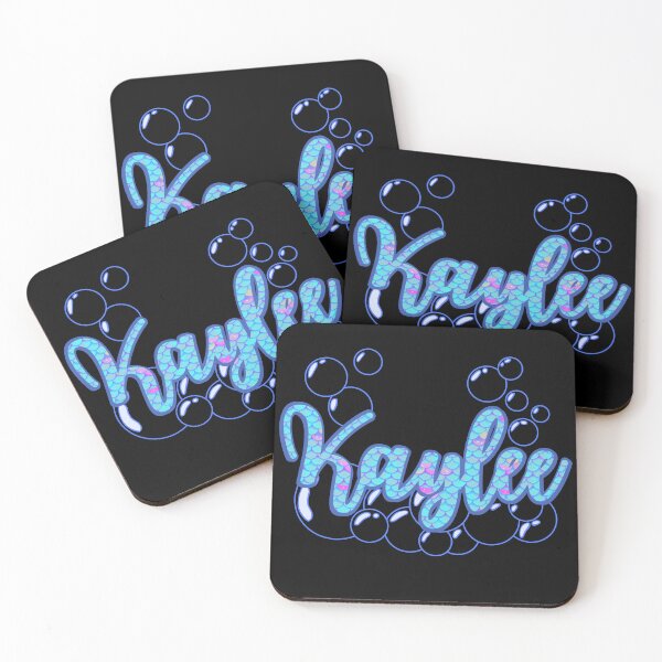 Item preview, Kaylee Mermaid Themed Custom Name with Bubbles designed and sold by AloraDawnEve.