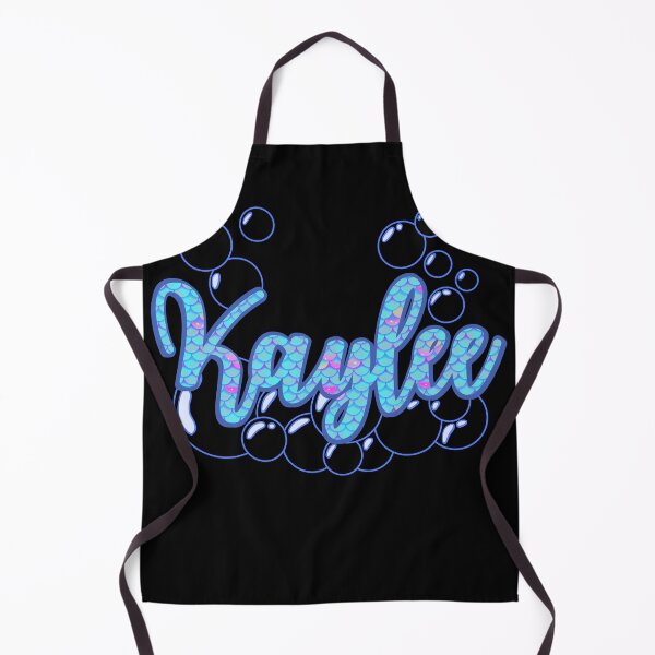 Item preview, Kaylee Mermaid Themed Custom Name with Bubbles designed and sold by AloraDawnEve.