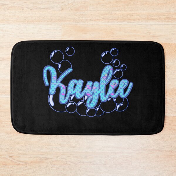 Item preview, Kaylee Mermaid Themed Custom Name with Bubbles designed and sold by AloraDawnEve.