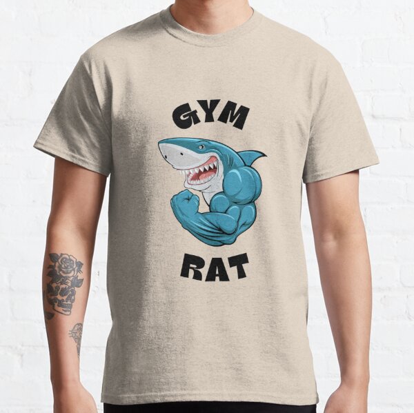 Camiseta Hombre Gym-Rat básica By StreetVogue