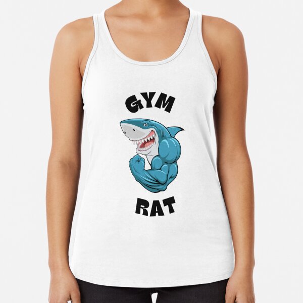 Tanque muscular Gym Rat / Camisa de entrenamiento para mujer