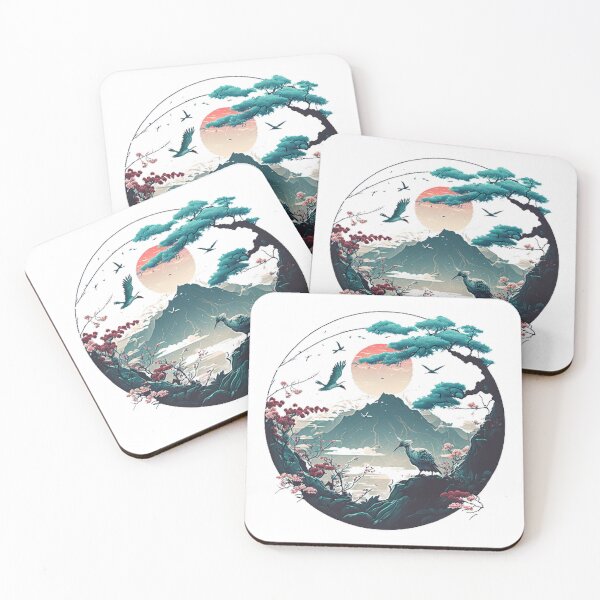 Item preview,   "Harmony in Sakura: Captivating Japanese Landscapes on Redbubble" designed and sold by DesignHeaven24.