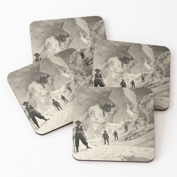 Item preview, Climbers Beneath Dangerous Serac - Mt. Blanc 1908 designed and sold by Daniel Hagerman.