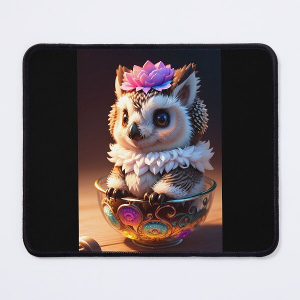 Item preview, Hey You've Found the Mystical Hedgehog Owl! It will Bring you Good Luck and Success if you Adopt it! designed and sold by inurey.