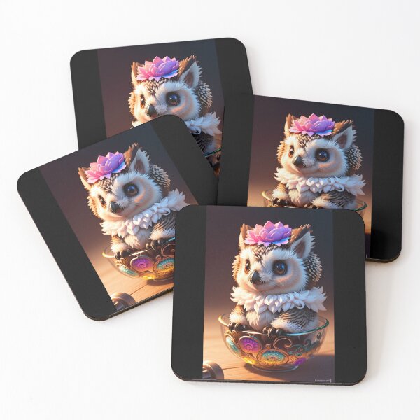 Item preview, Hey You've Found the Mystical Hedgehog Owl! It will Bring you Good Luck and Success if you Adopt it!  designed and sold by inurey.