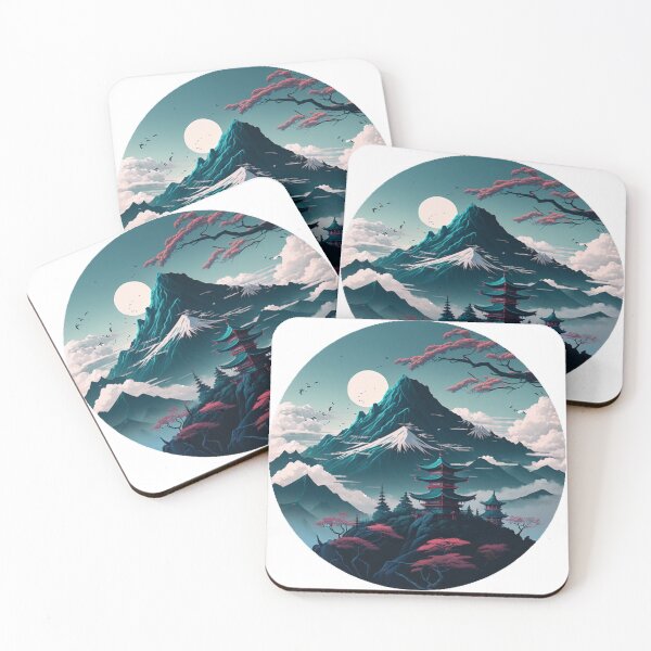 Item preview,   "Harmony in Sakura: Captivating Japanese Landscapes on Redbubble" designed and sold by DesignHeaven24.