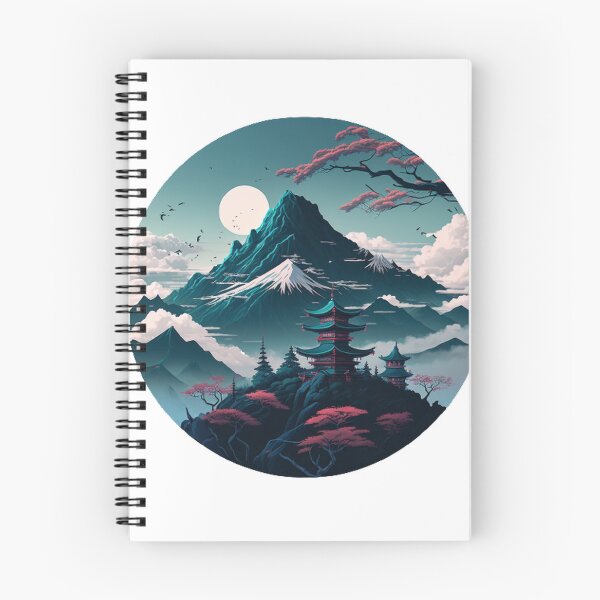 Item preview,   "Harmony in Sakura: Captivating Japanese Landscapes on Redbubble" designed and sold by DesignHeaven24.