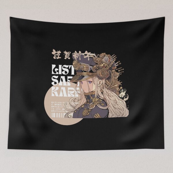 Item preview, mechanized soldier general anime girl designed and sold by karpuz-design.