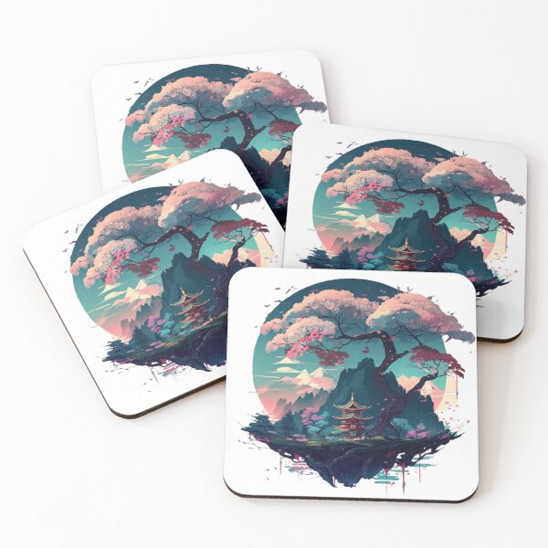 Item preview,   "Harmony in Sakura: Captivating Japanese Landscapes on Redbubble" designed and sold by DesignHeaven24.