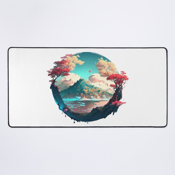 Item preview, "Harmony in Sakura: Captivating Japanese Landscapes on Redbubble" designed and sold by DesignHeaven24.