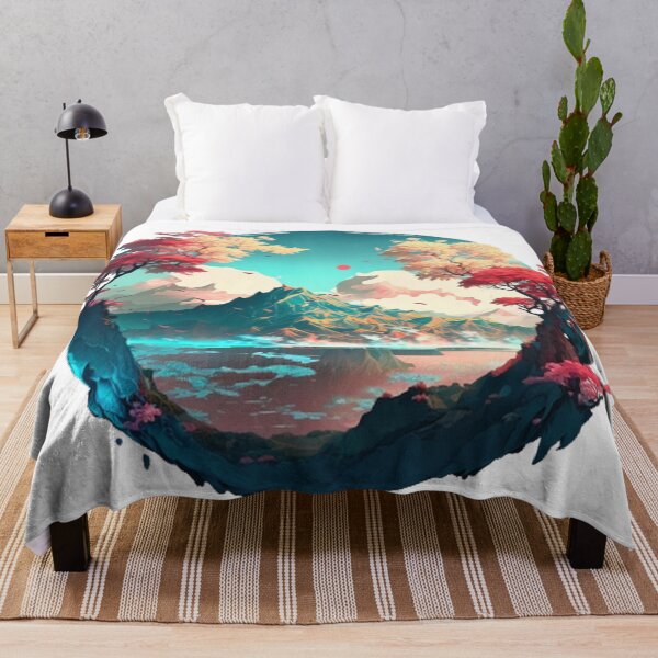 Item preview,  "Harmony in Sakura: Captivating Japanese Landscapes on Redbubble" designed and sold by DesignHeaven24.