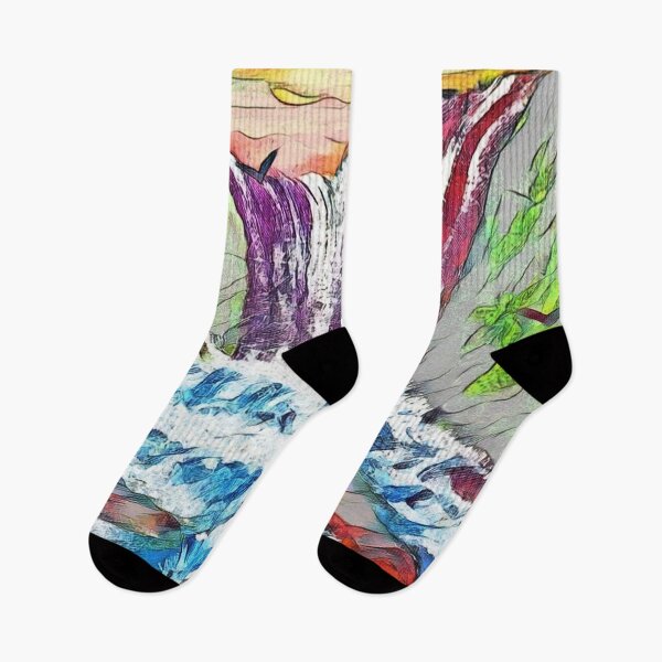 Item preview, Birds at the waterfalls designed and sold by George Hutton Hunter.