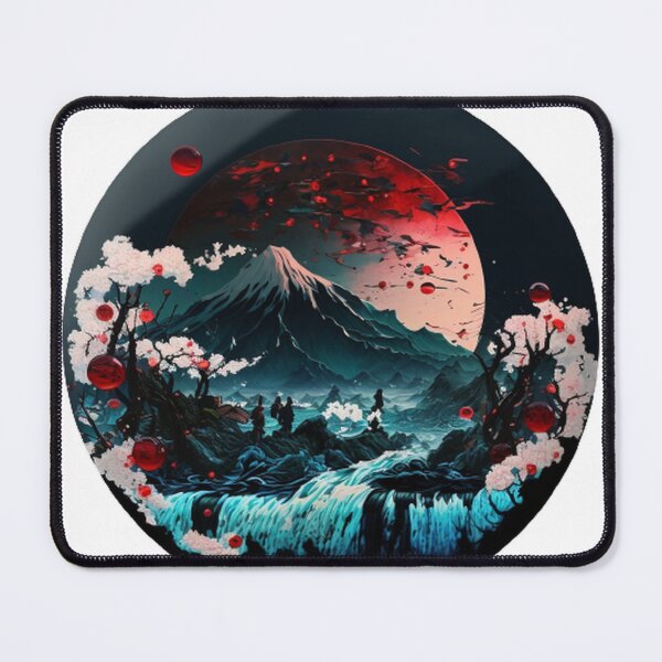 Item preview, "Harmony in Sakura: Captivating Japanese Landscapes on Redbubble" designed and sold by DesignHeaven24.