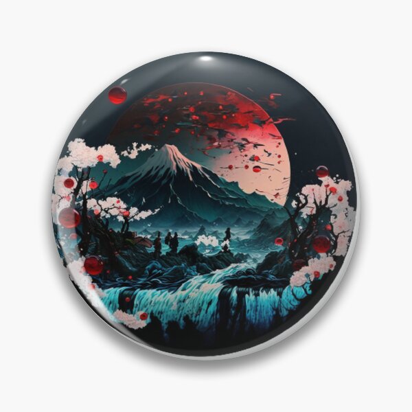 Item preview,  "Harmony in Sakura: Captivating Japanese Landscapes on Redbubble" designed and sold by DesignHeaven24.