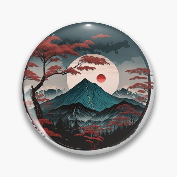 Item preview,  "Harmony in Sakura: Captivating Japanese Landscapes on Redbubble" designed and sold by DesignHeaven24.