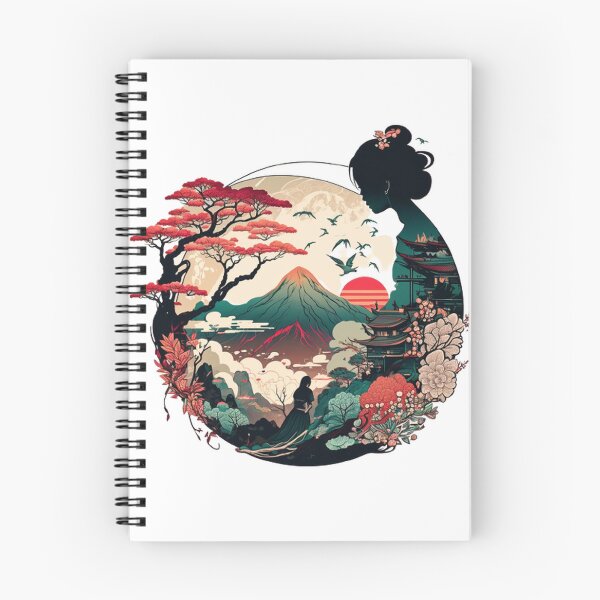Item preview,  "Harmony in Sakura: Captivating Japanese Landscapes on Redbubble" designed and sold by DesignHeaven24.