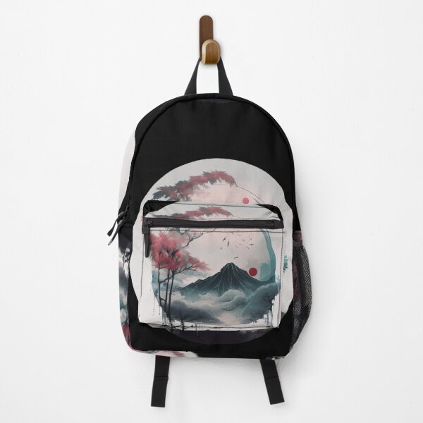 Item preview, "Harmony in Sakura: Captivating Japanese Landscapes on Redbubble" designed and sold by DesignHeaven24.