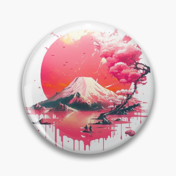 Item preview,  "Harmony in Sakura: Captivating Japanese Landscapes on Redbubble" designed and sold by DesignHeaven24.