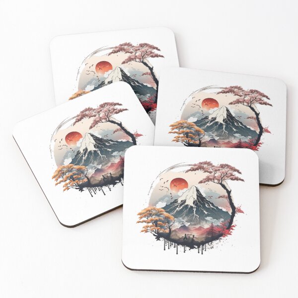 Item preview,   "Harmony in Sakura: Captivating Japanese Landscapes on Redbubble" designed and sold by DesignHeaven24.