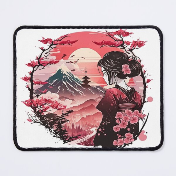 Item preview, "Harmony in Sakura: Captivating Japanese Landscapes on Redbubble" designed and sold by DesignHeaven24.