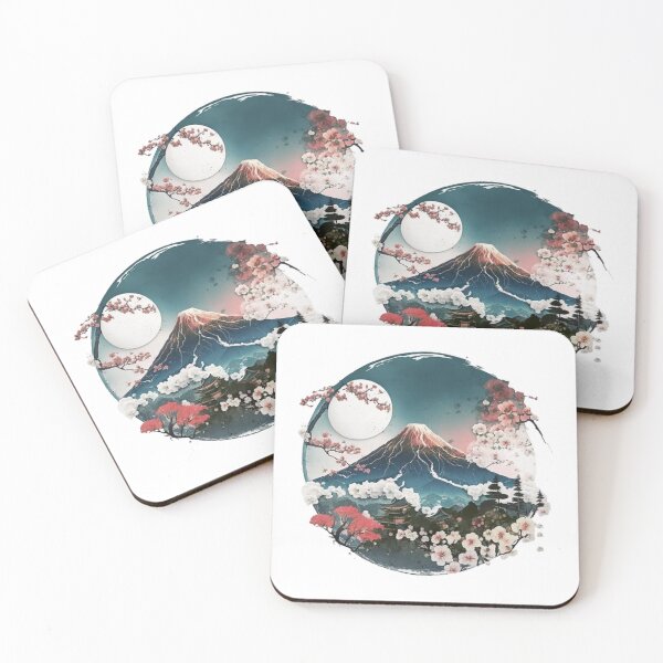 Item preview,  "Harmony in Sakura: Captivating Japanese Landscapes on Redbubble" designed and sold by DesignHeaven24.