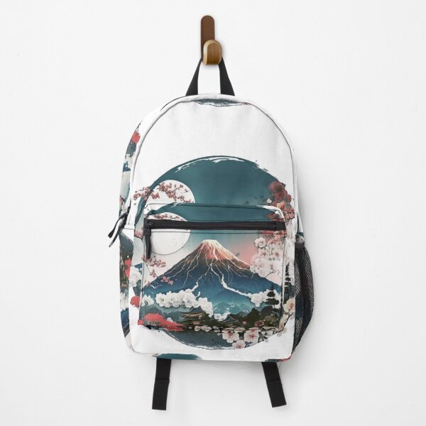 Item preview, "Harmony in Sakura: Captivating Japanese Landscapes on Redbubble" designed and sold by DesignHeaven24.