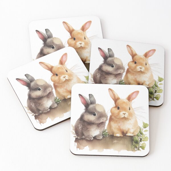 Item preview, Bunny Fluffy Friends  designed and sold by bunnyboxdesigns.