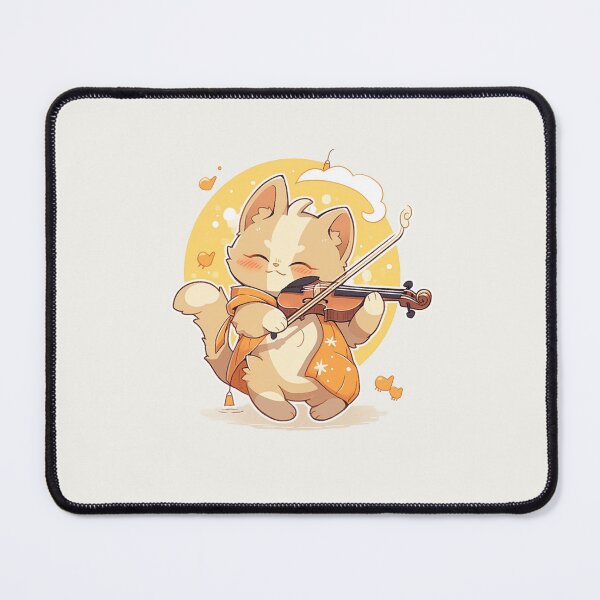 Item preview, Classical Kitty: Adorable Cat Playing Violin designed and sold by Zandalus.